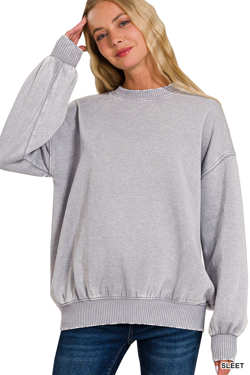 CHILL TIME SWEATSHIRT SLEET
