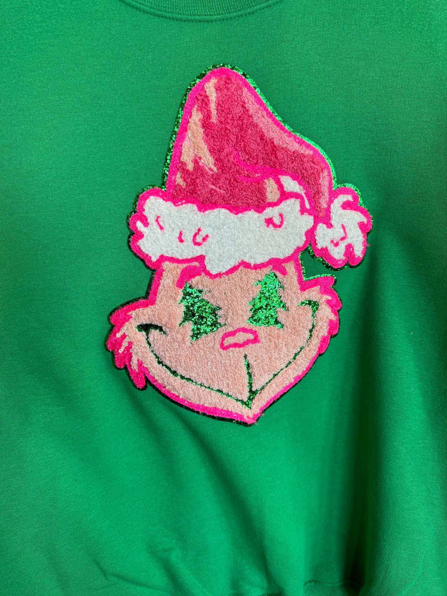 GRINCH CHENILLE SWEATSHIRT