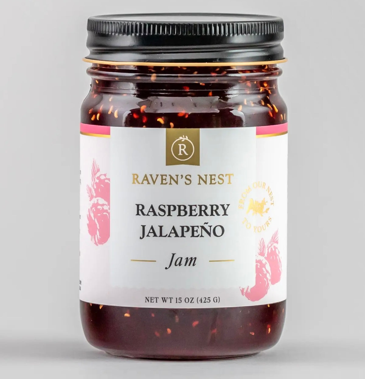 RAVENS NEST RASPBERRY JALAPEÑO JAM