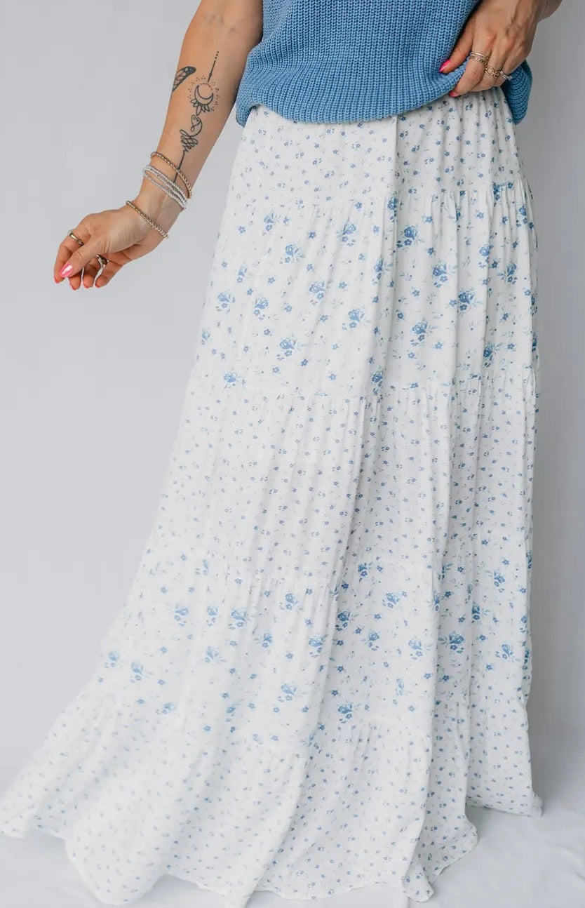 Bluebell Breeze Maxi Skirt ššø