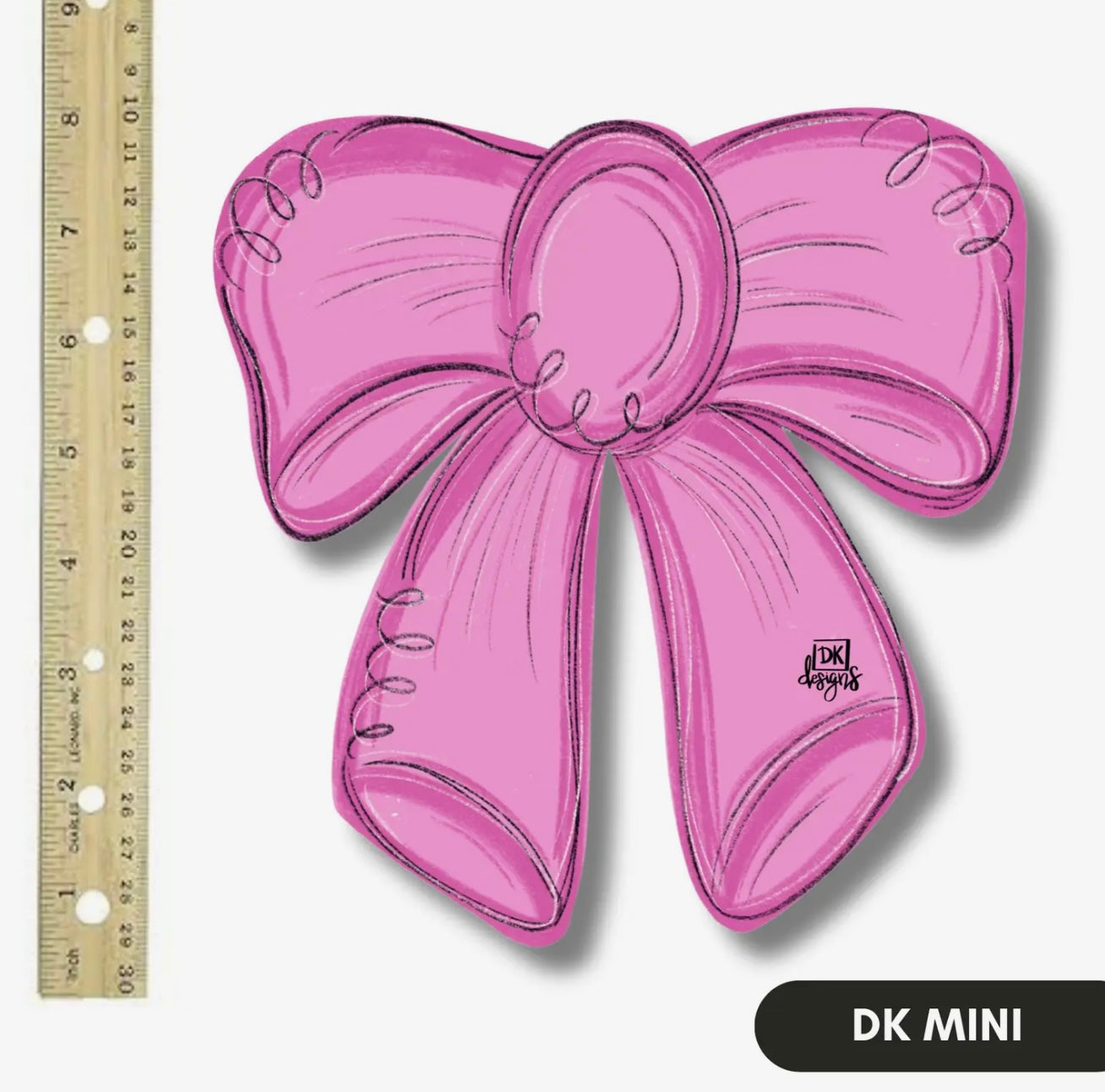 DOOR HANGER-PINK BOW MINI
