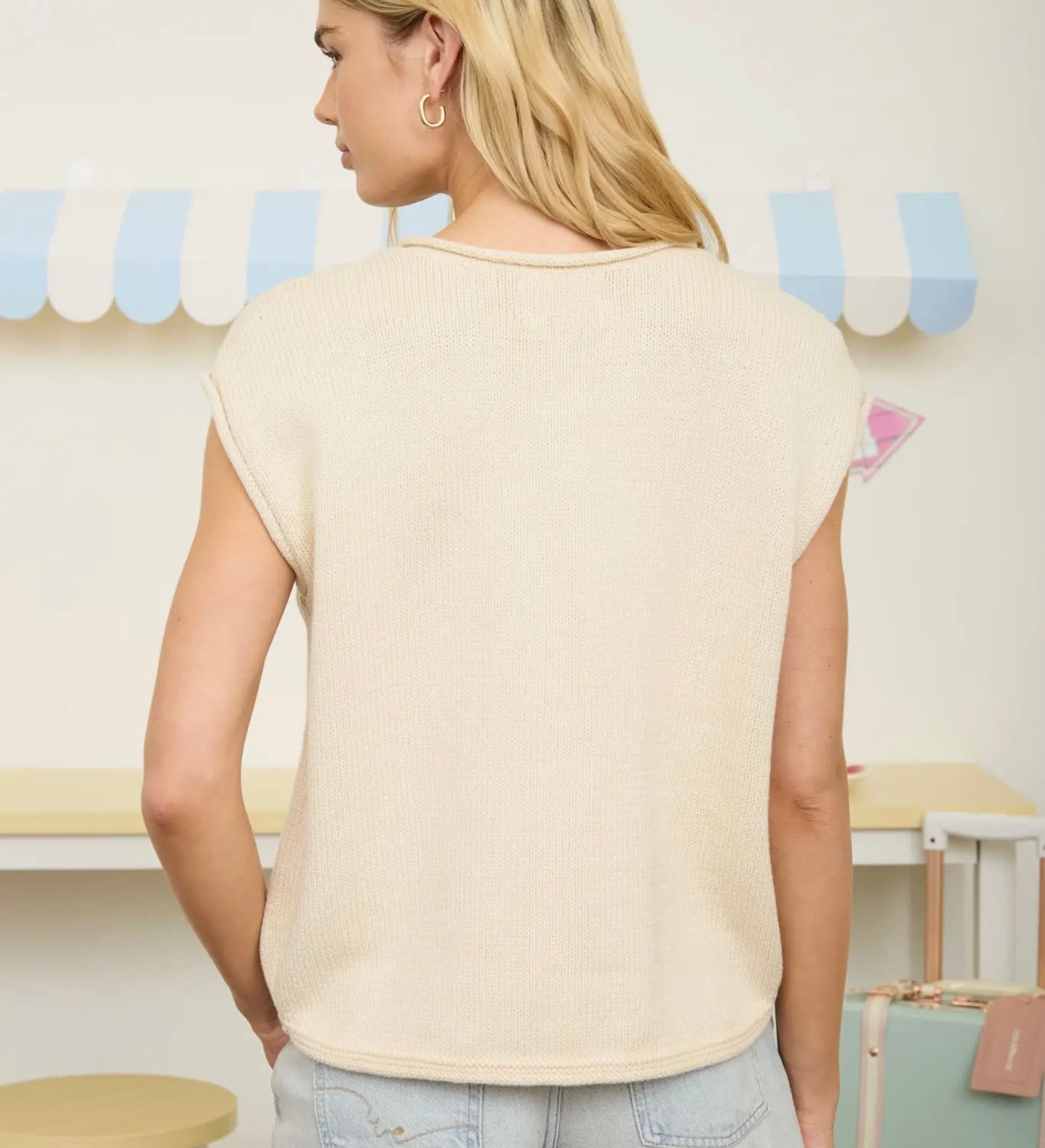 SWEET SIMPLICITY KNIT TANK