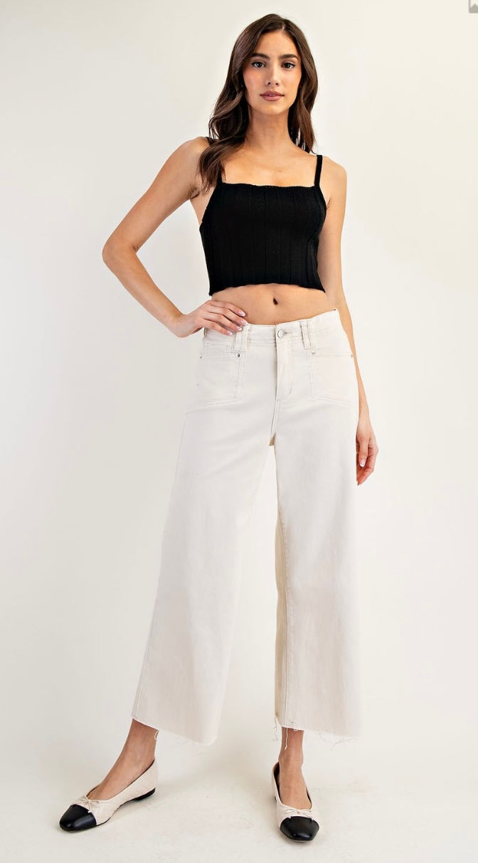 EASY BREEZY BOTTOMS (BONE)