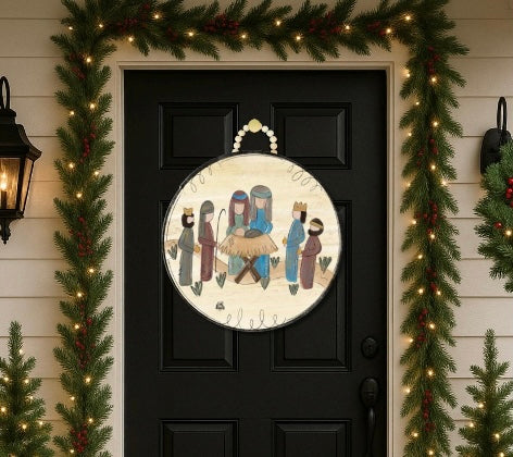 DOOR HANGER- NATIVITY