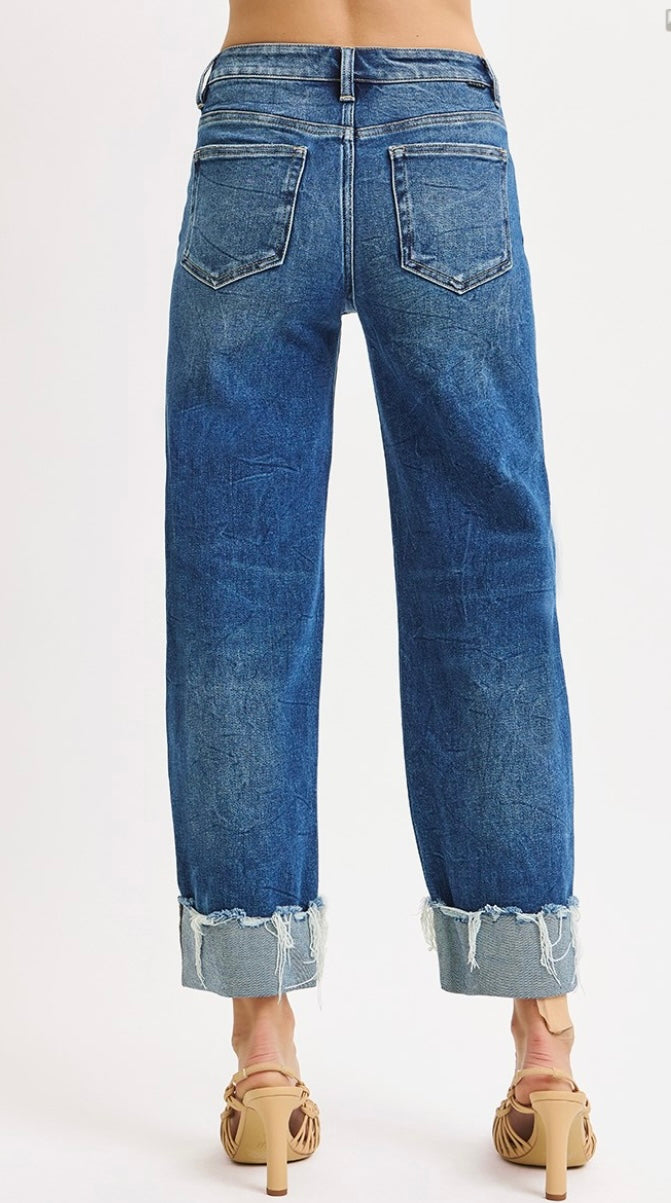 CASUAL CRUSH CUFFED JEANS