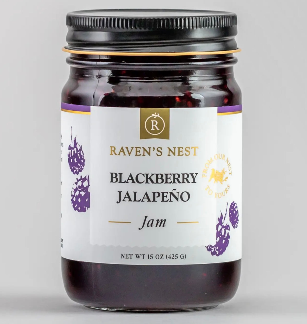 RAVENS NEST BLACKBERRY JALAPEÑO JAM