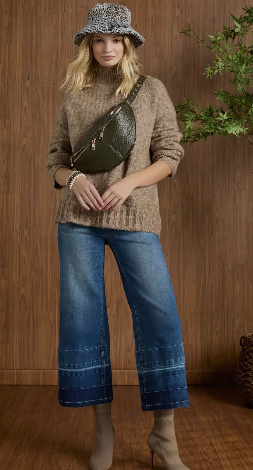 Presley Textured Sling + Belt Bag