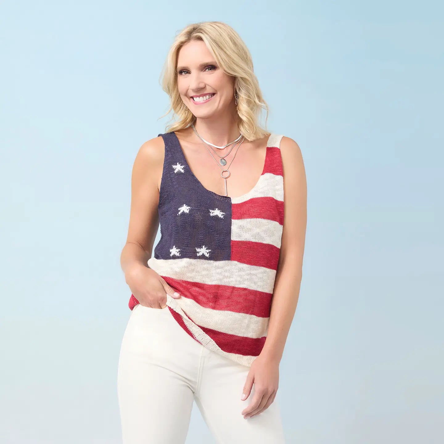 America Knit Tank