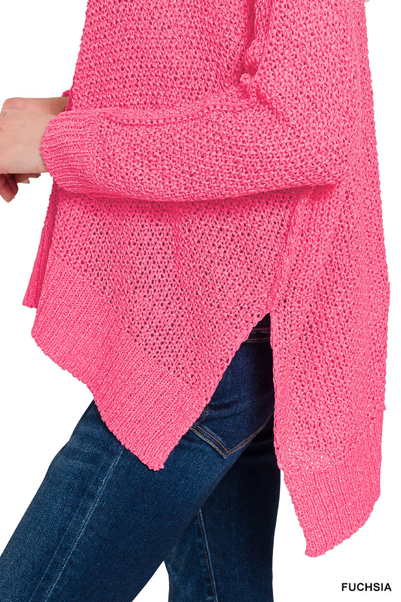 BRIGHT SIDE SWEATER FUCHSIA