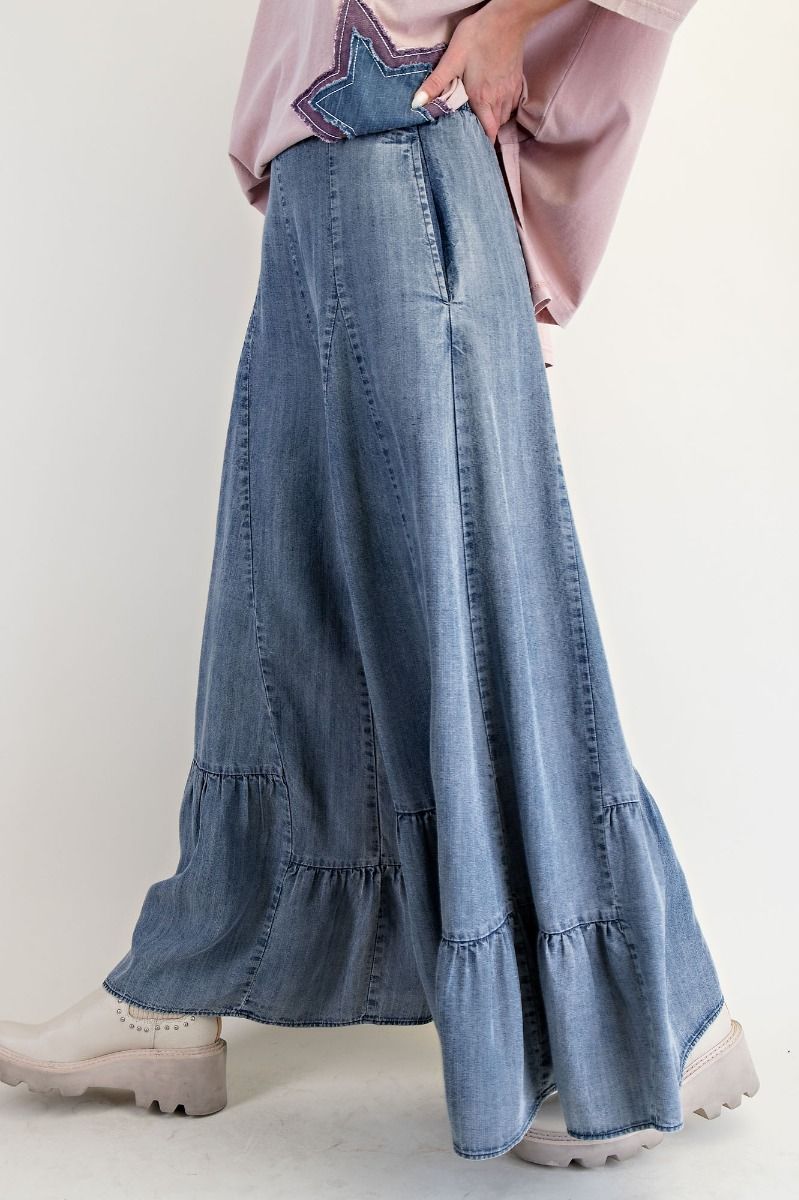 DENIM DAYDREAM WIDE LEGS