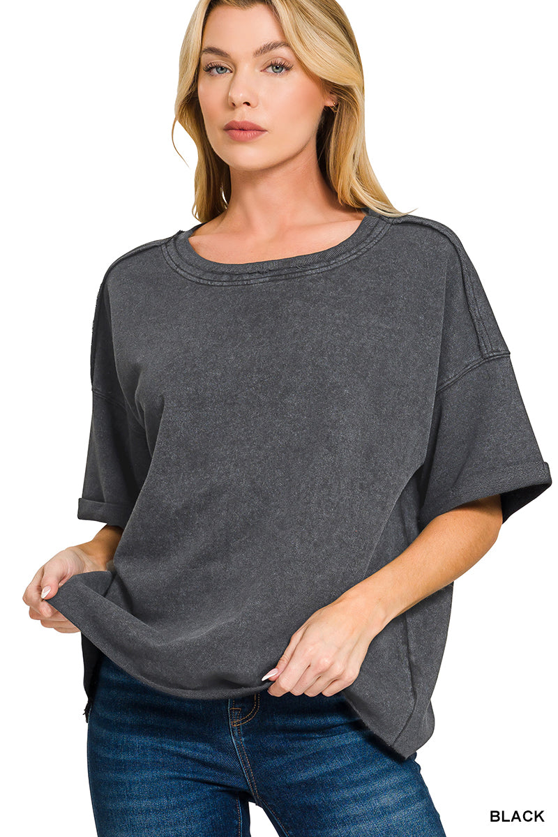 ESSENTIAL TERRY TOP
