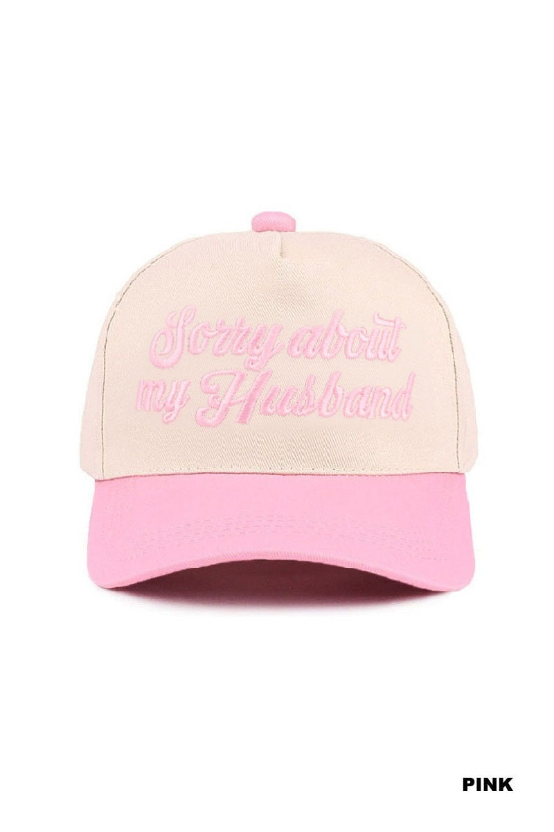 SORRY ABOUT MY HUSBAND CAP