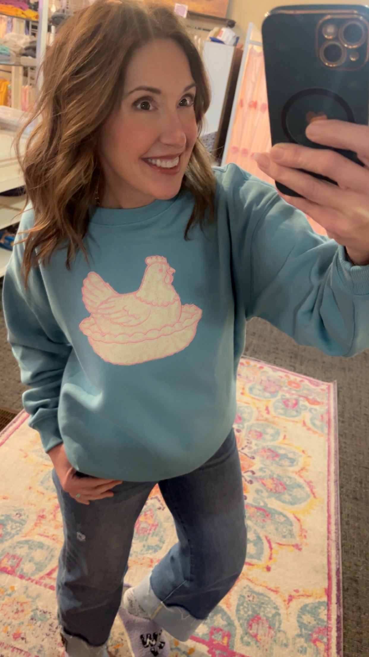 GRANDMA’S KITCHEN HEN SWEATSHIRT