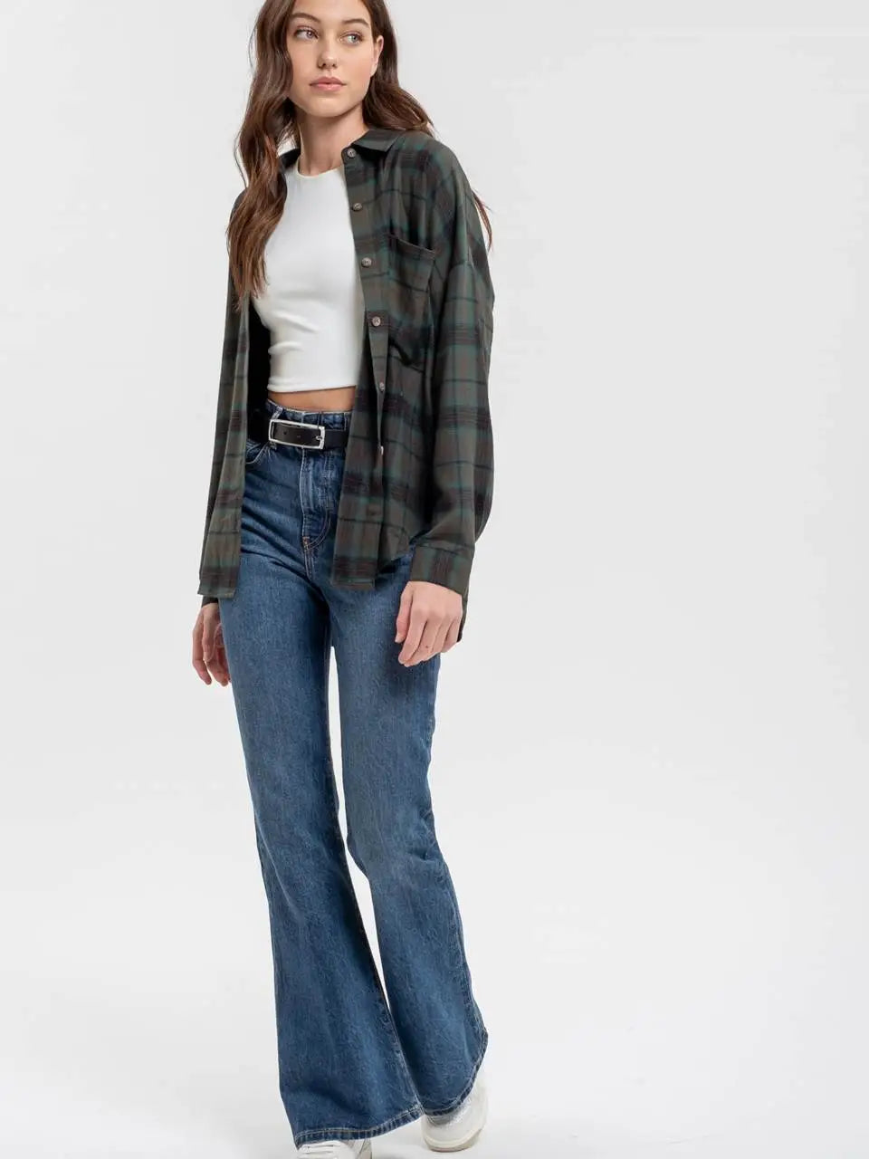 HARLEY HUNTER PLAID BUTTON DOWN