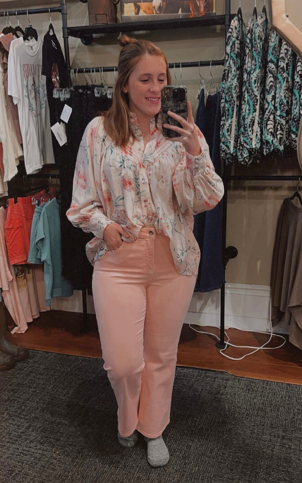 RISEN PETAL PINK JEANS