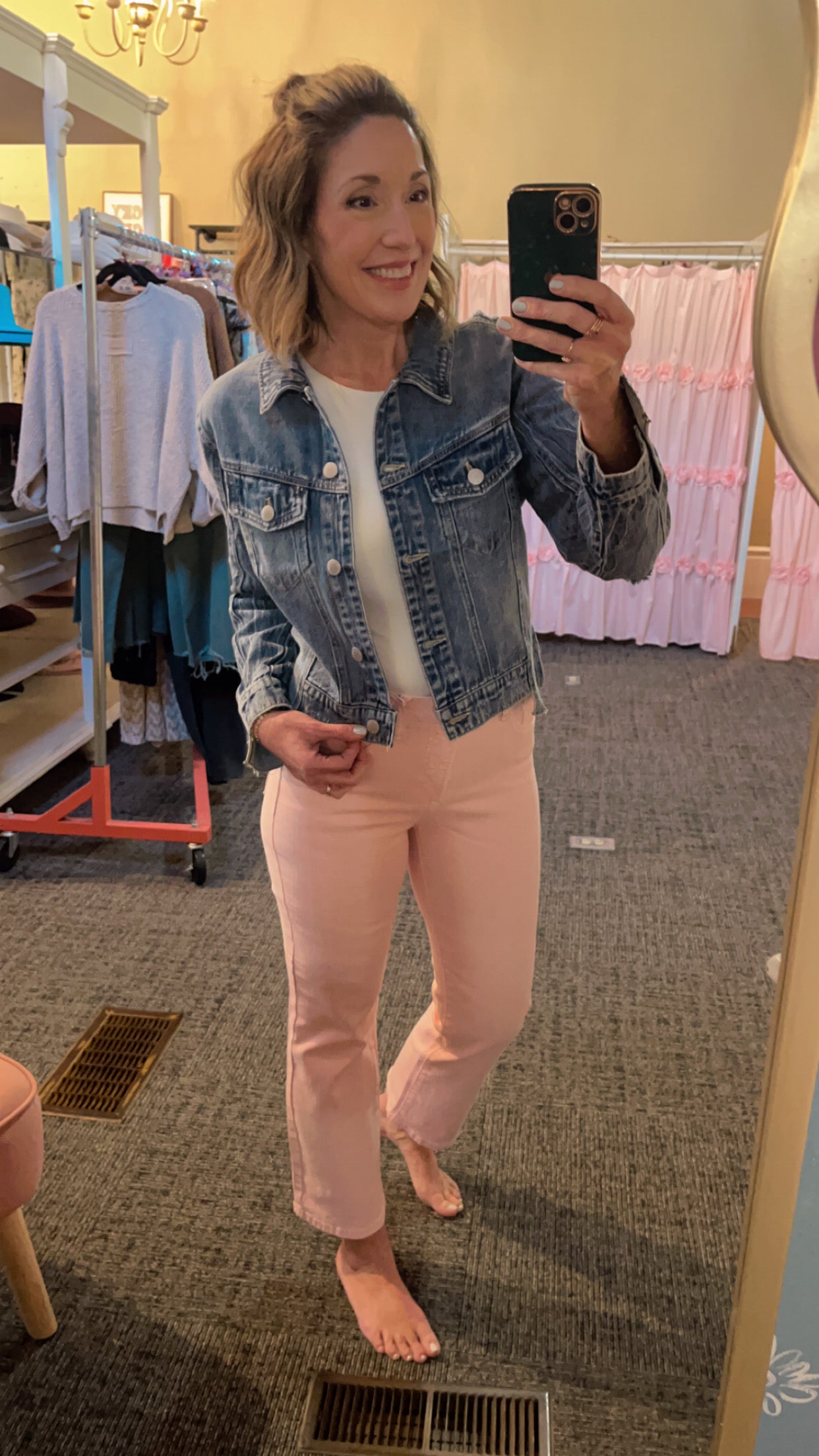 RISEN PETAL PINK JEANS