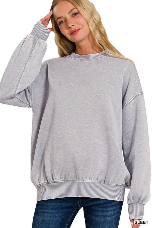 CHILL TIME SWEATSHIRT SLEET