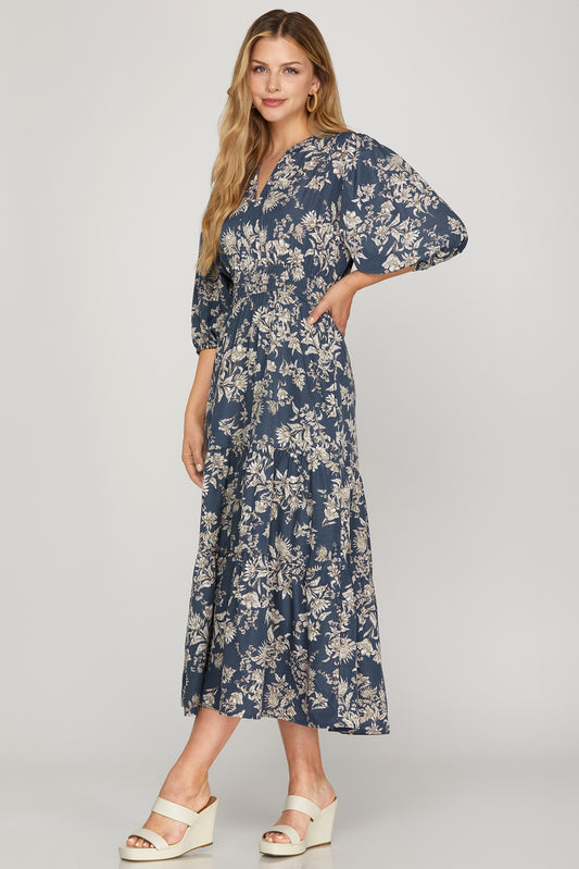 MIDNIGHT GARDEN MAXI