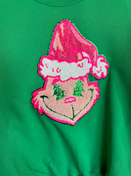 GRINCH CHENILLE SWEATSHIRT