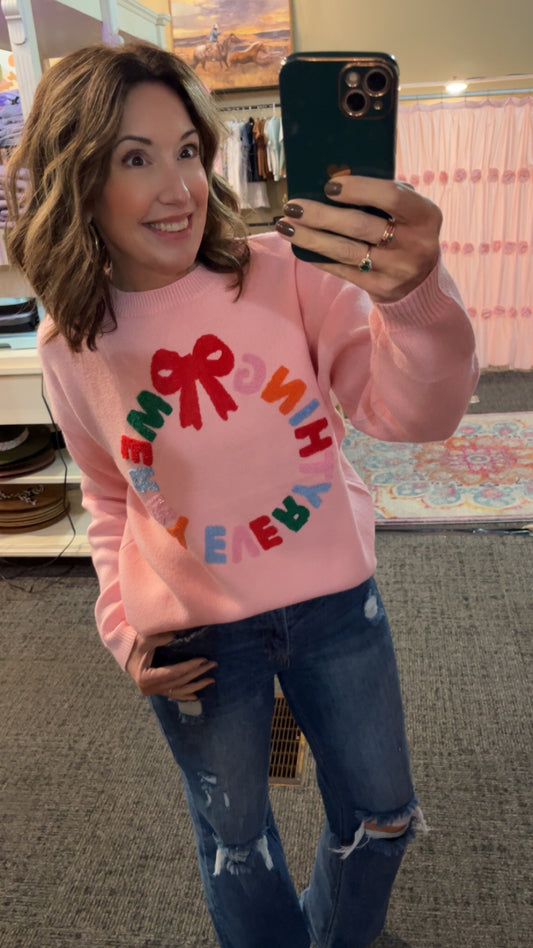 MERRY EVERYTHING SWEATER