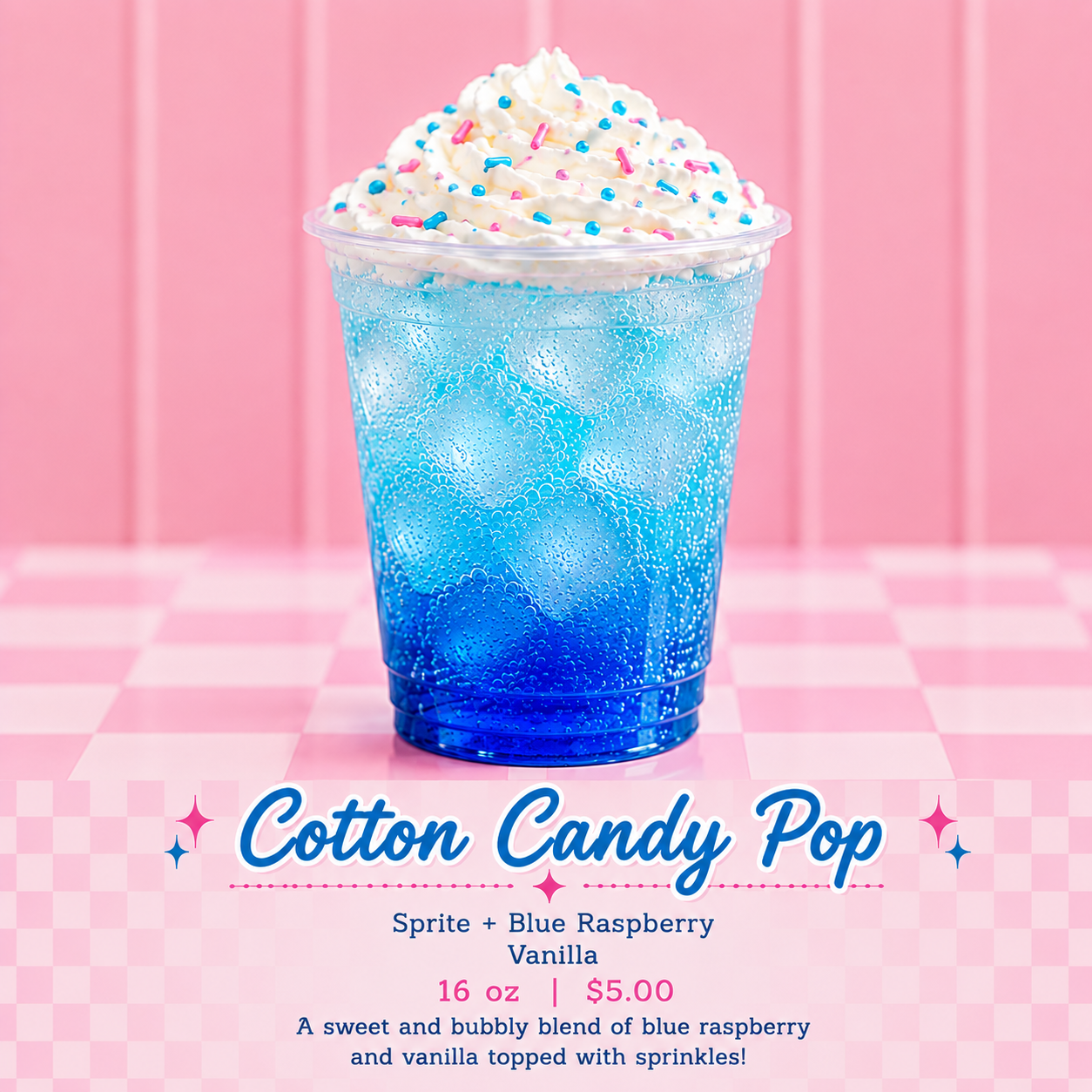 COTTON CANDY POP SWEET SIP
