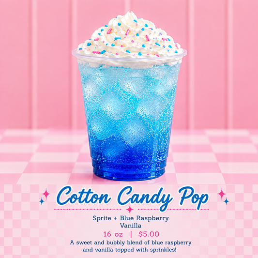 COTTON CANDY POP SWEET SIP