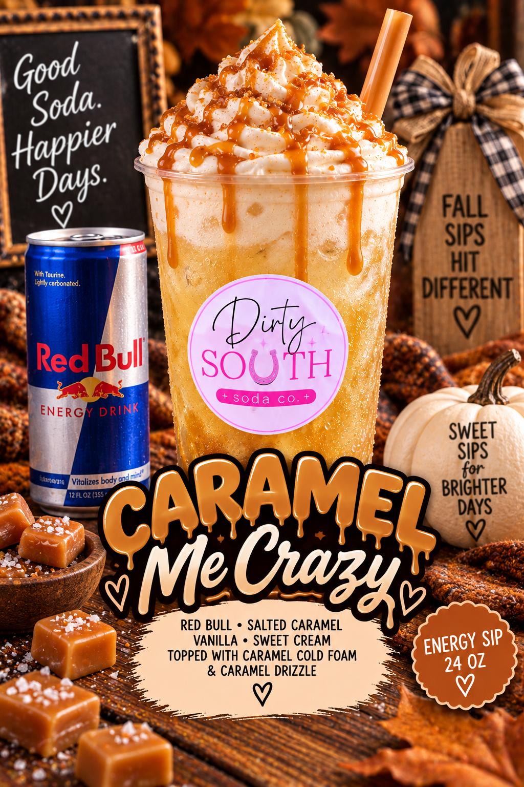 CARAMEL ME CRAZY KICKSTART SIP (FALL MENU)