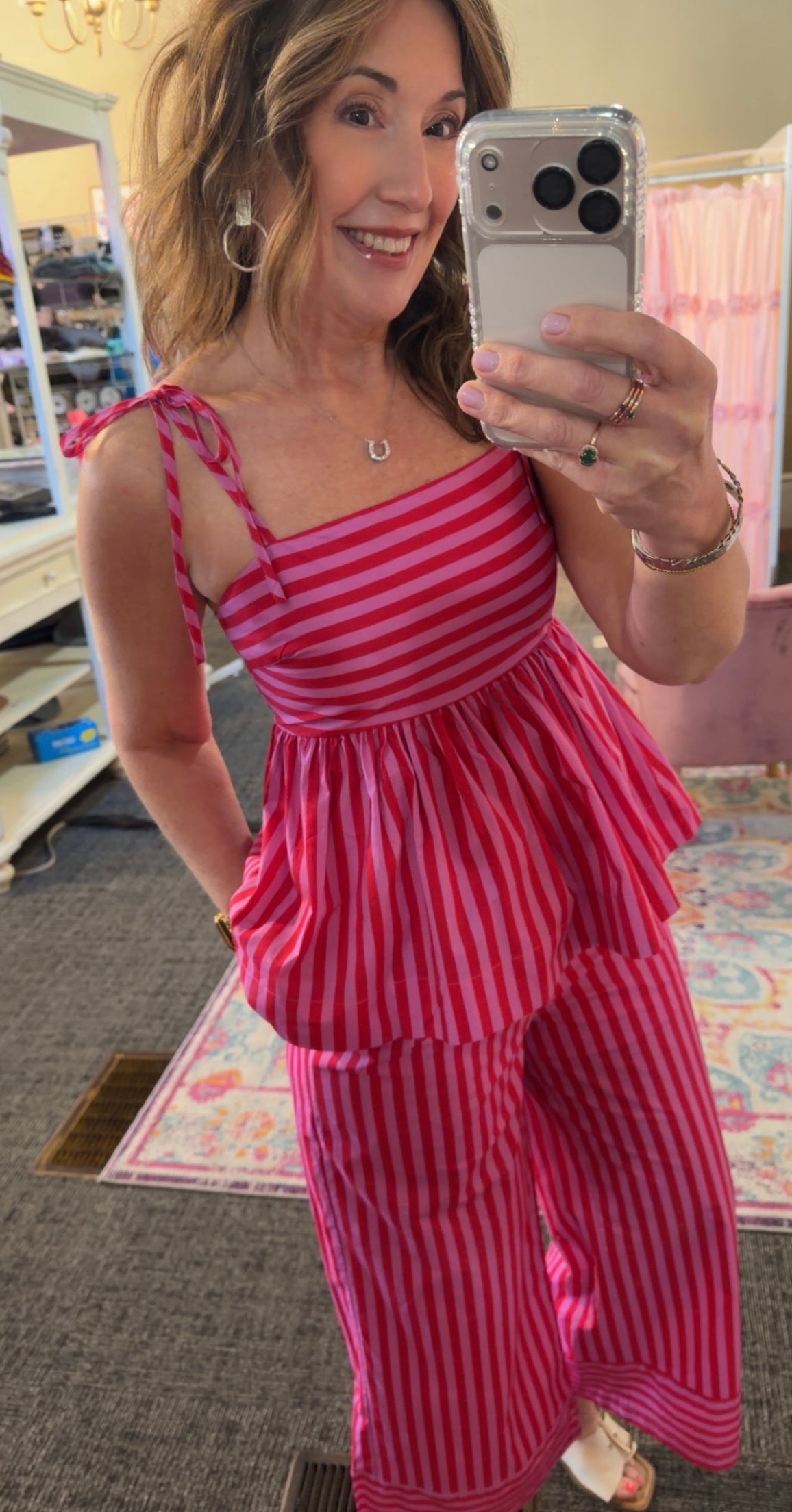 PINK LEMONADE STRIPE SET