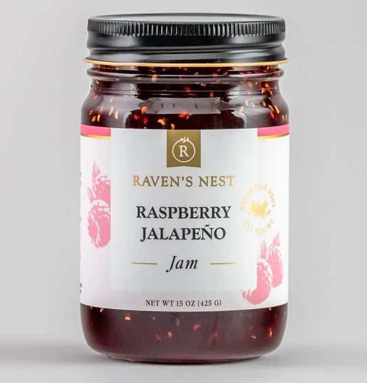 RAVENS NEST RASPBERRY JALAPEÑO JAM