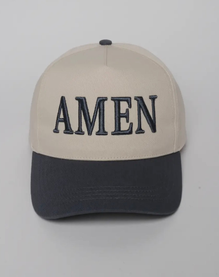 Amen Statement Hat 🙌🖤
