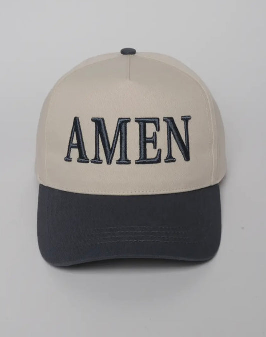 Amen Statement Hat 🙌🖤
