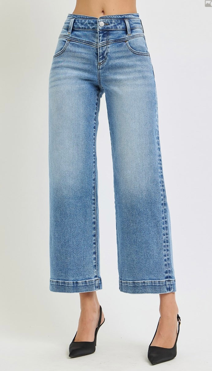 MAIN STREET WIDE LEG JEANS