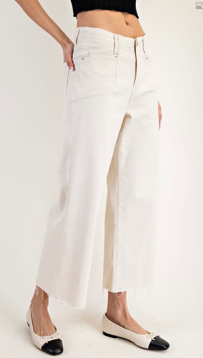 EASY BREEZY BOTTOMS (BONE)