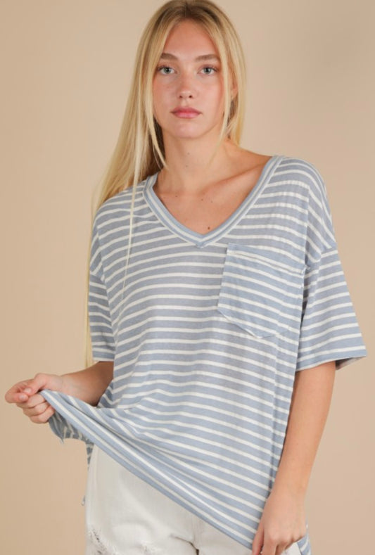 SASSY STRIPED TEE