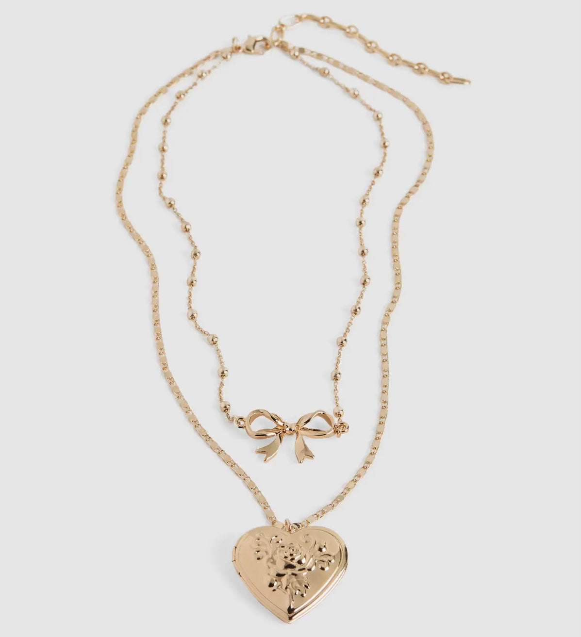 LOVELACE LAYERED LOCKET NECKLACE
