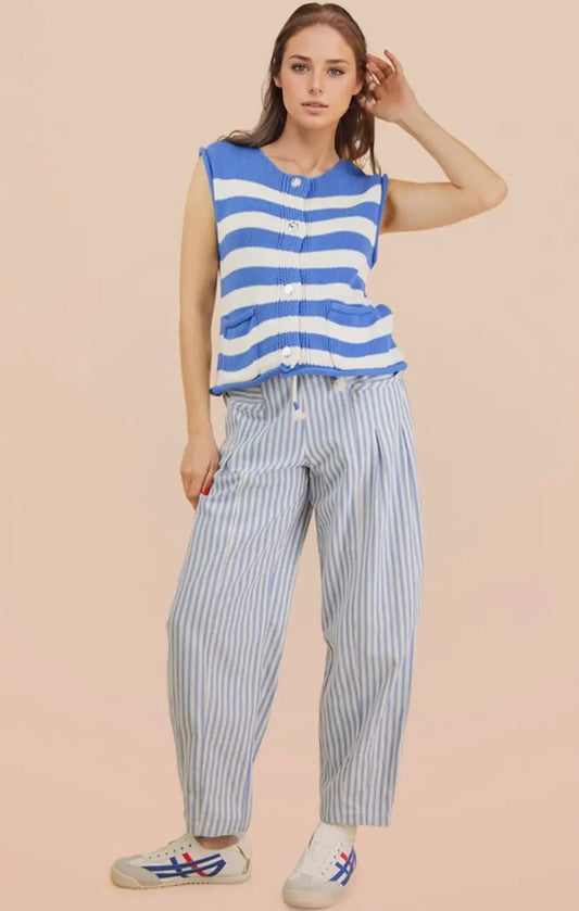 BLUE SKIES STRIPED JEANS