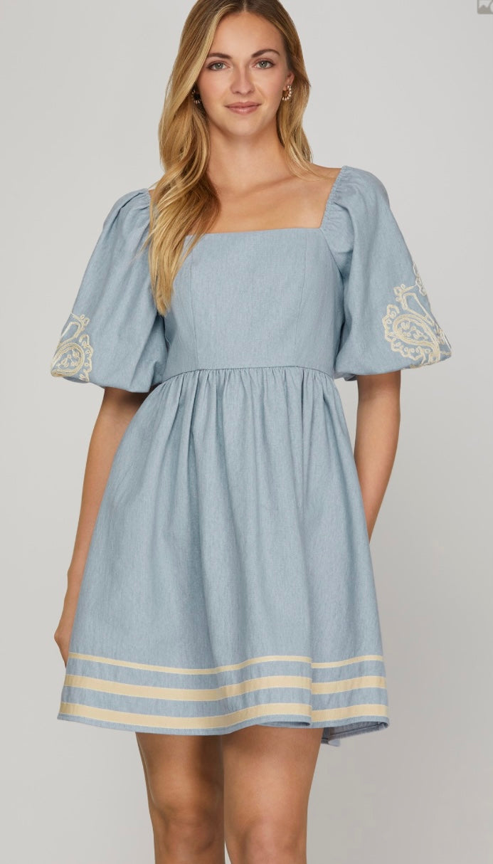 DENIM DREAMS DRESS