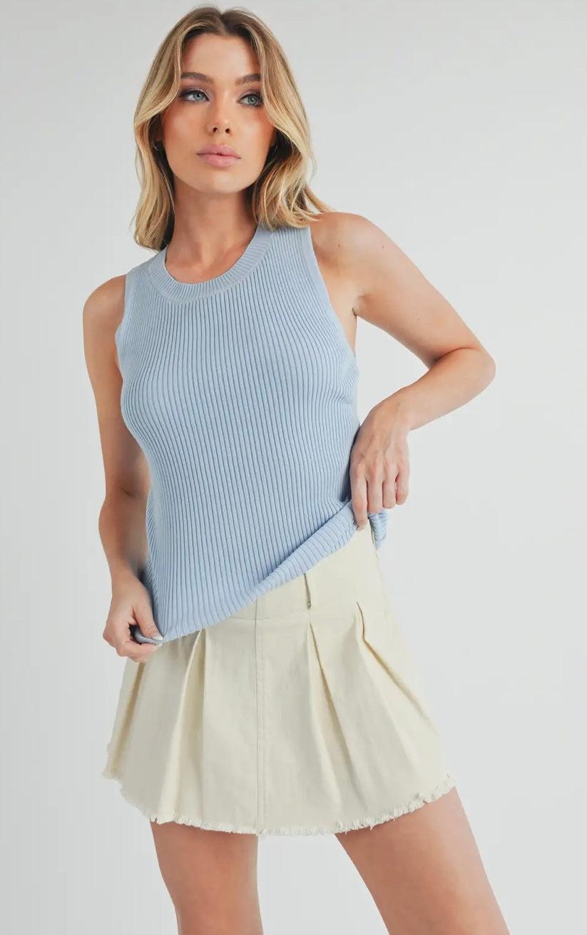 THE EVERYDAY ESSENTIAL RIBBED TANK