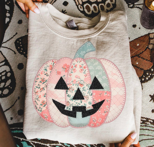 PATCHWORK PUMPKIN TEE