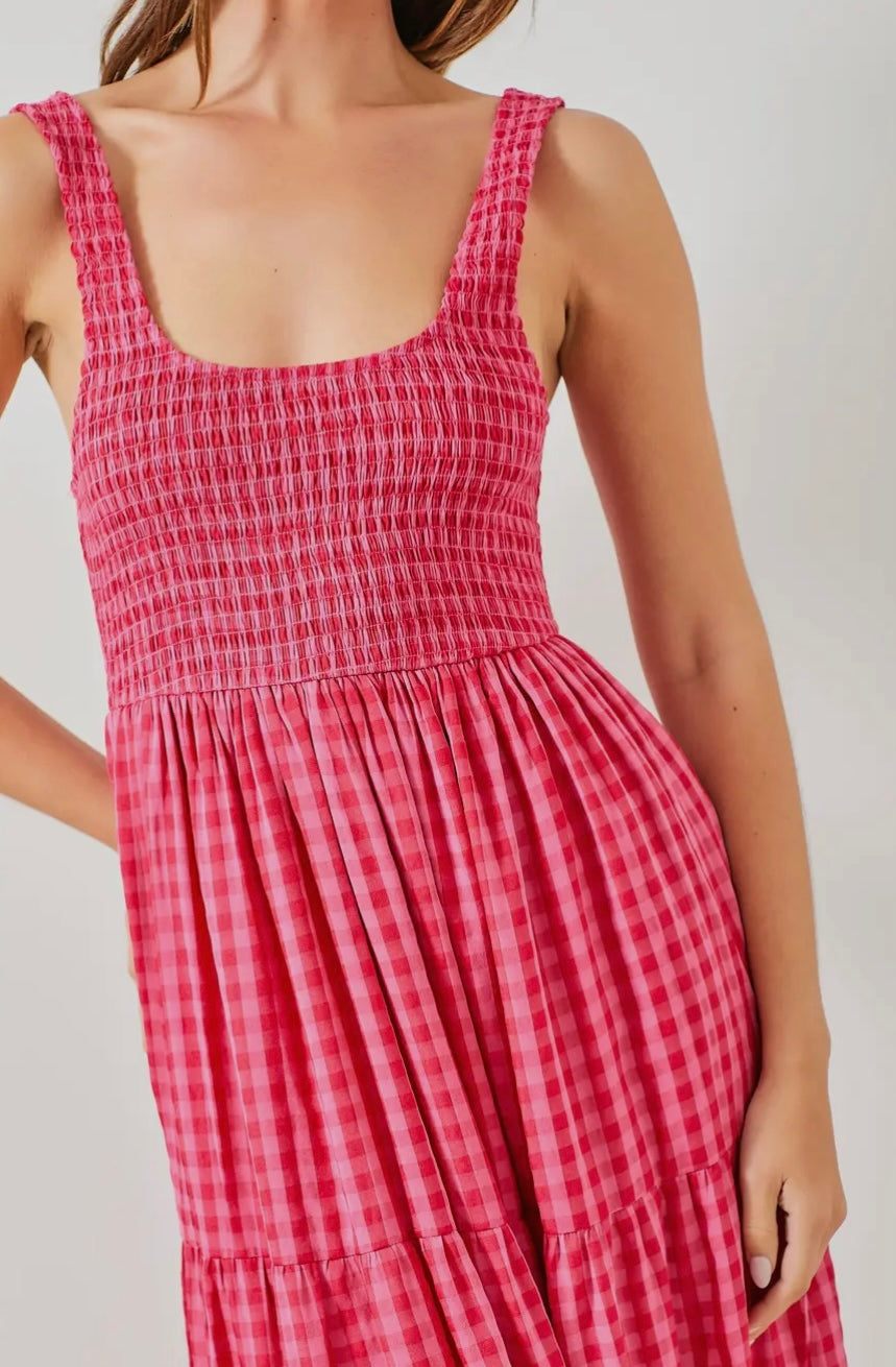 THE SWEETHEART PICNIC MIDI DRESS