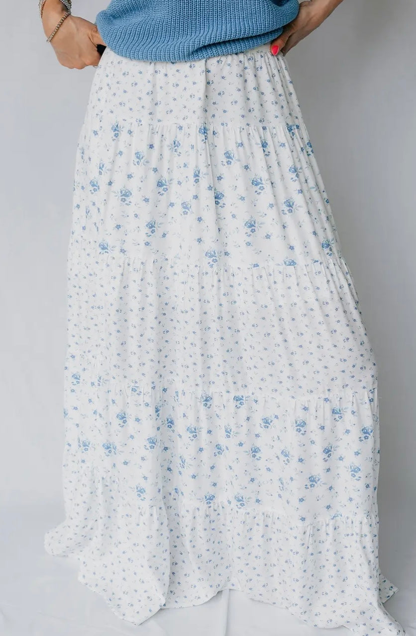 Bluebell Breeze Maxi Skirt 💙🌸