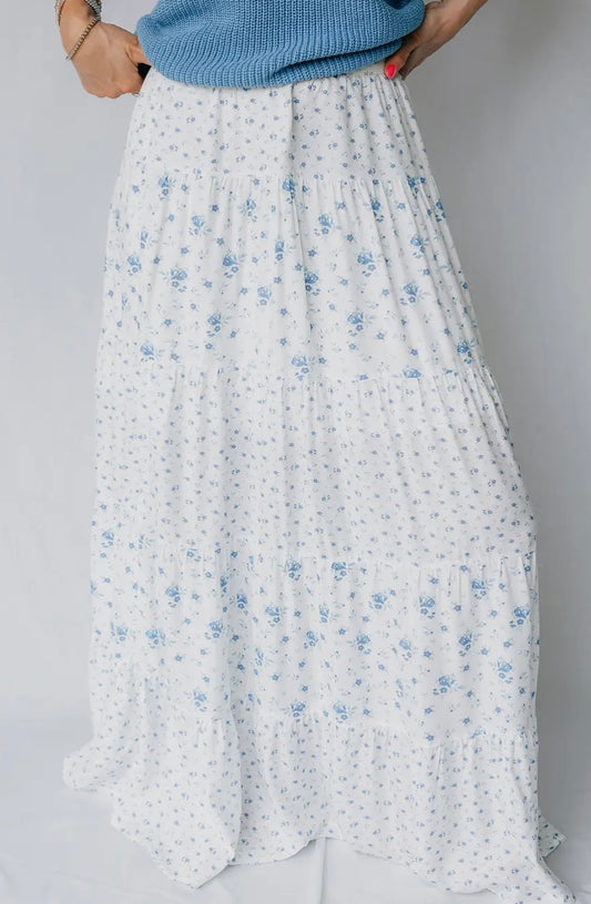 Bluebell Breeze Maxi Skirt 💙🌸