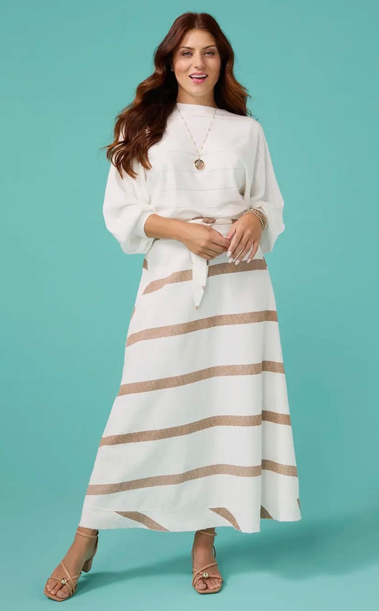 KATHERINE TIE WAIST SKIRT