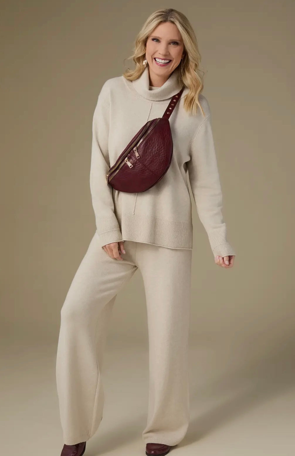 Presley Textured Sling + Belt Bag
