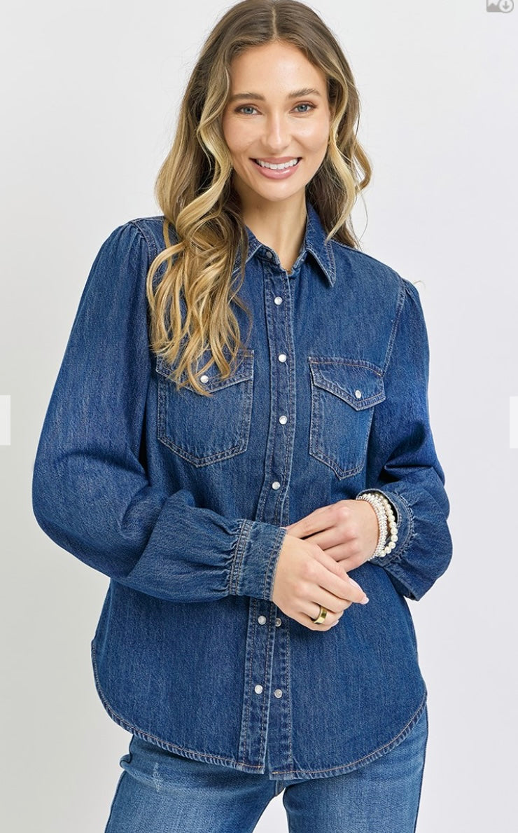 DENIM AFTER DARK SHIRT