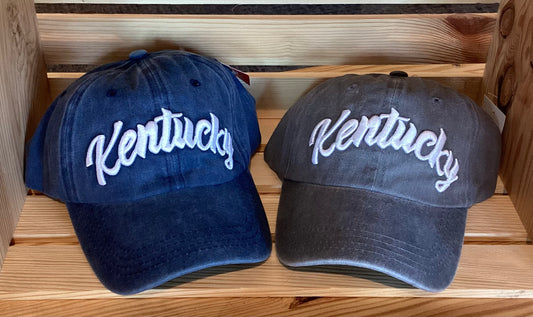 KENTUCKY HAT WITH PUFF EMBROIDERY