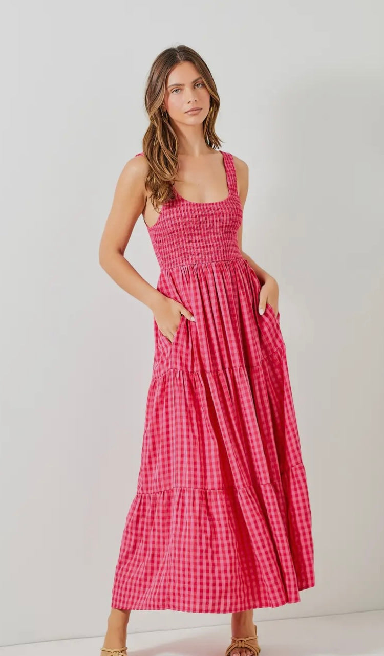 THE SWEETHEART PICNIC MIDI DRESS