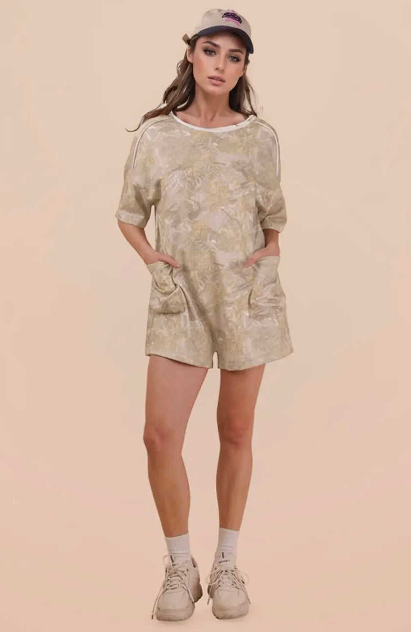 TRAILBLAZER CAMO ROMPER