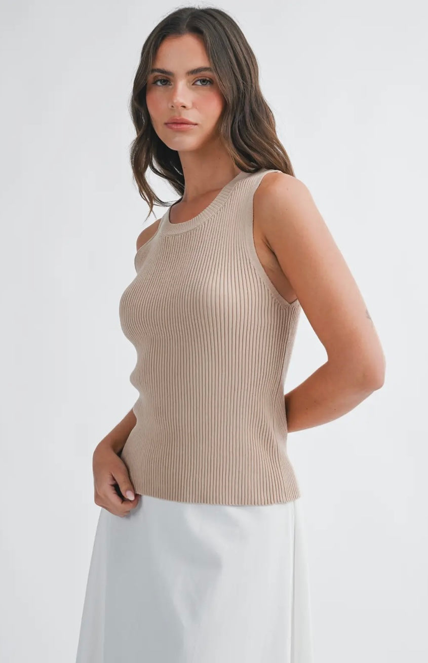 THE EVERYDAY ESSENTIAL RIBBED TANK