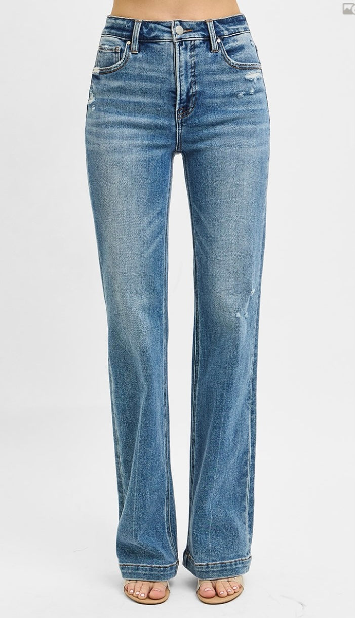 Timeless Fit High Rise Straight Jeans